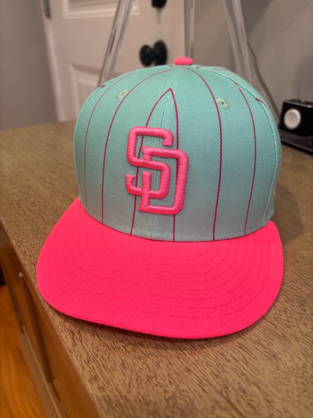 San Diego Padres New Era Pinstripe Baseball Cap in City Connect 7 1/8
